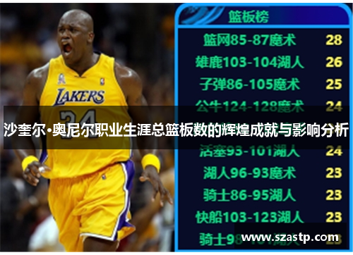 沙奎尔·奥尼尔职业生涯总篮板数的辉煌成就与影响分析