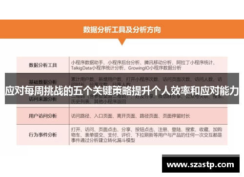 应对每周挑战的五个关键策略提升个人效率和应对能力